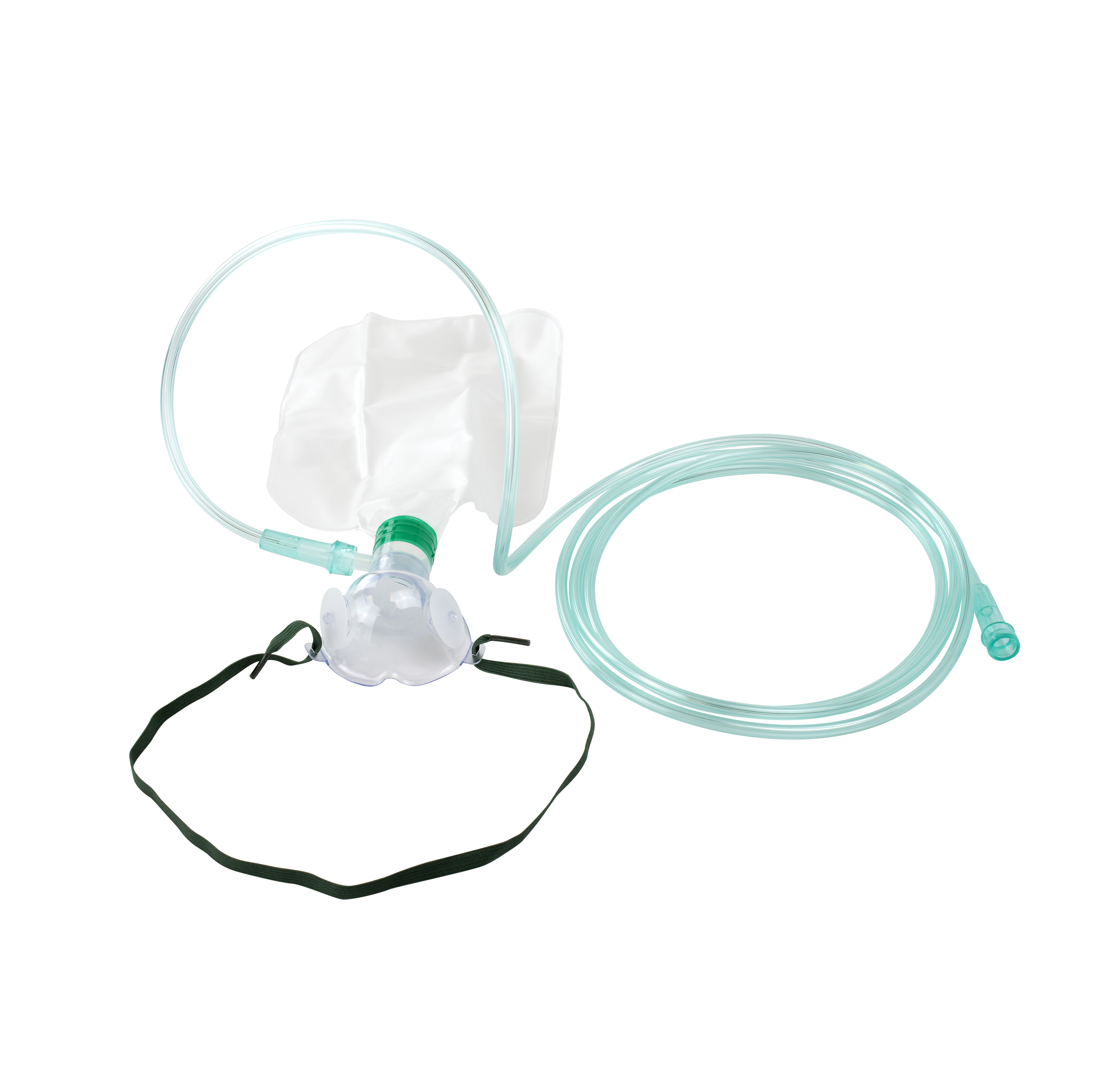 Non-Rebreather Elongated Mask w/ Safety Vent, 7ft. (2.1 m) Tubing with Standard Connector