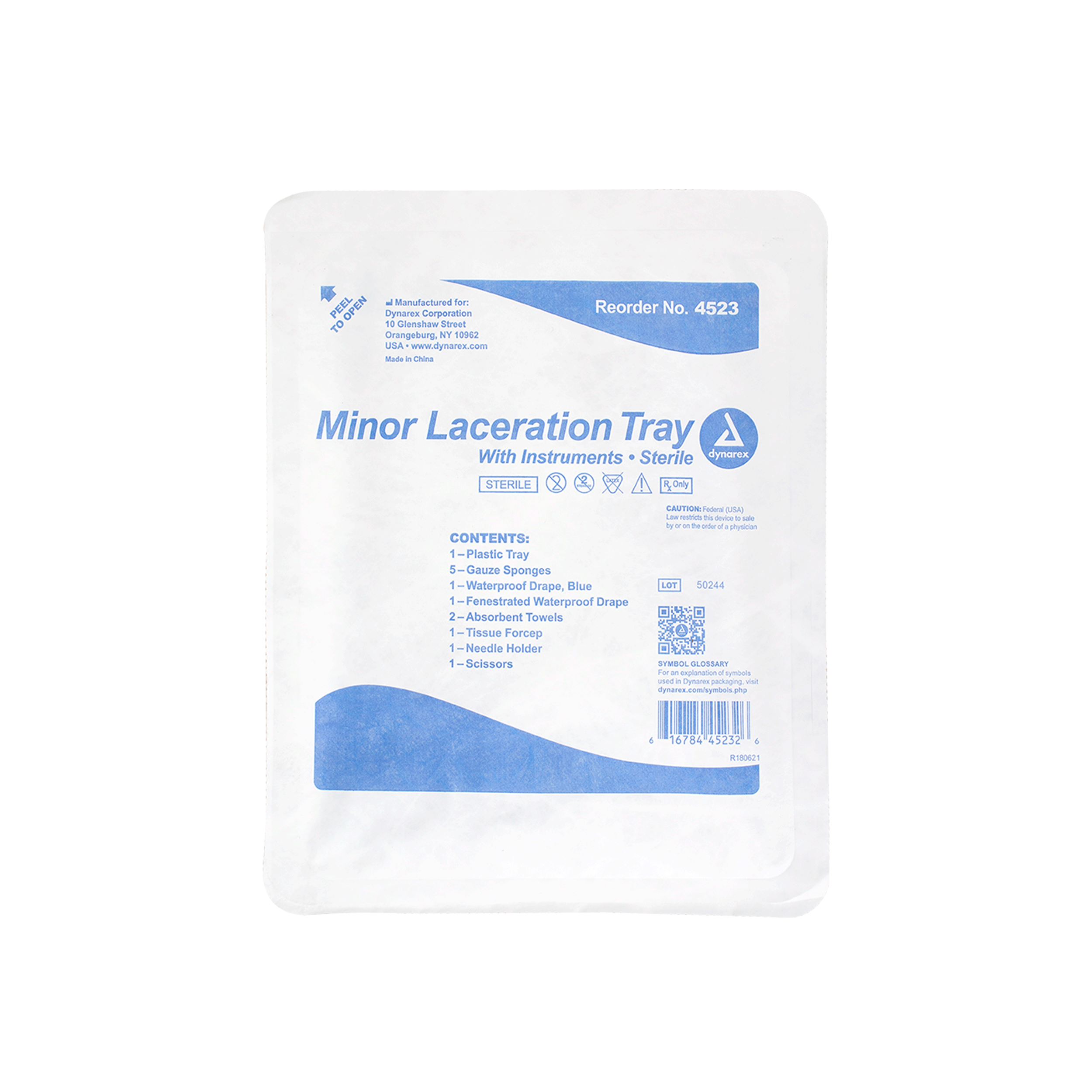 Minor Laceration Tray w/ Instruments