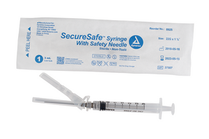 SecureSafe Syringe w/ Safety Needle
