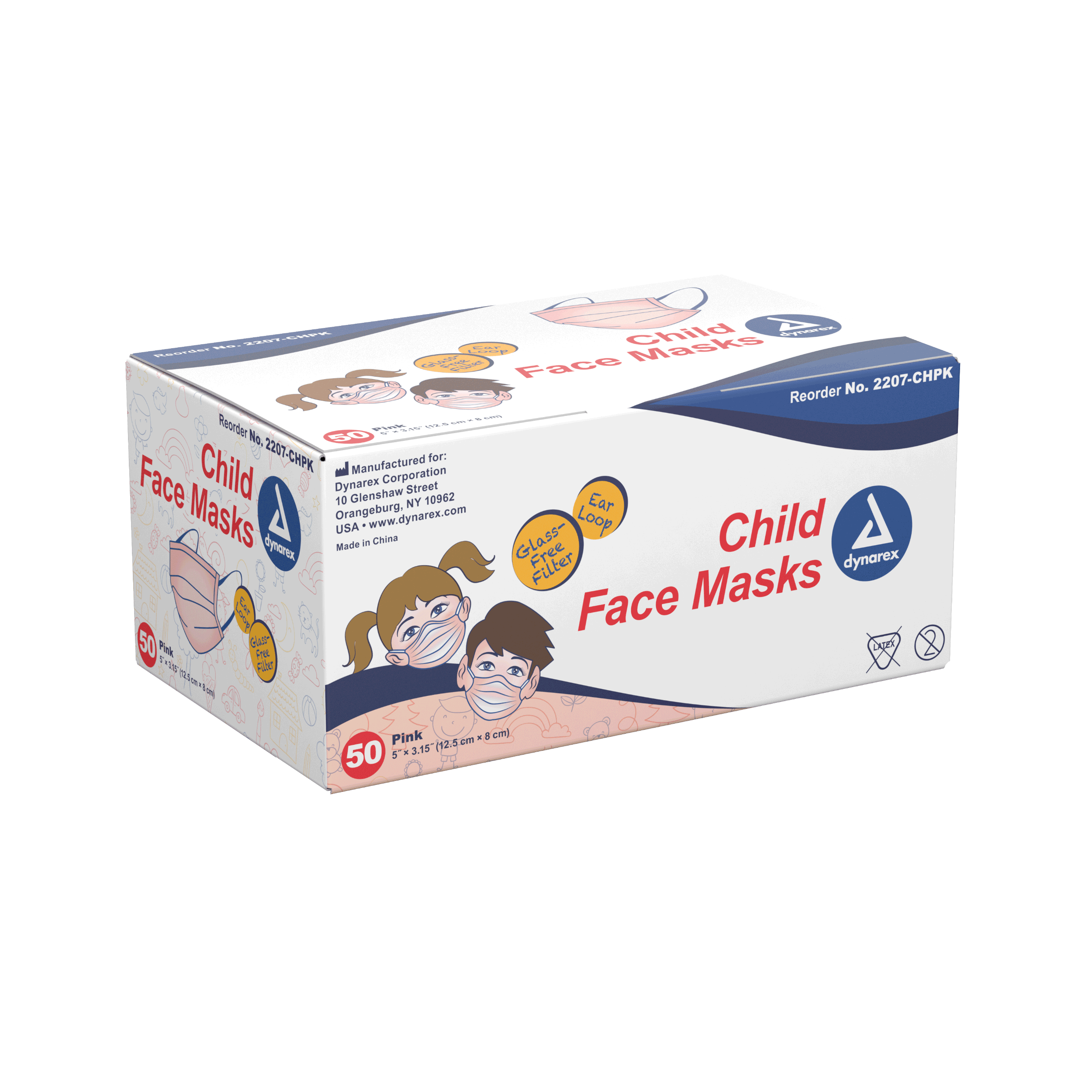 Child Face Masks with Ear Loop