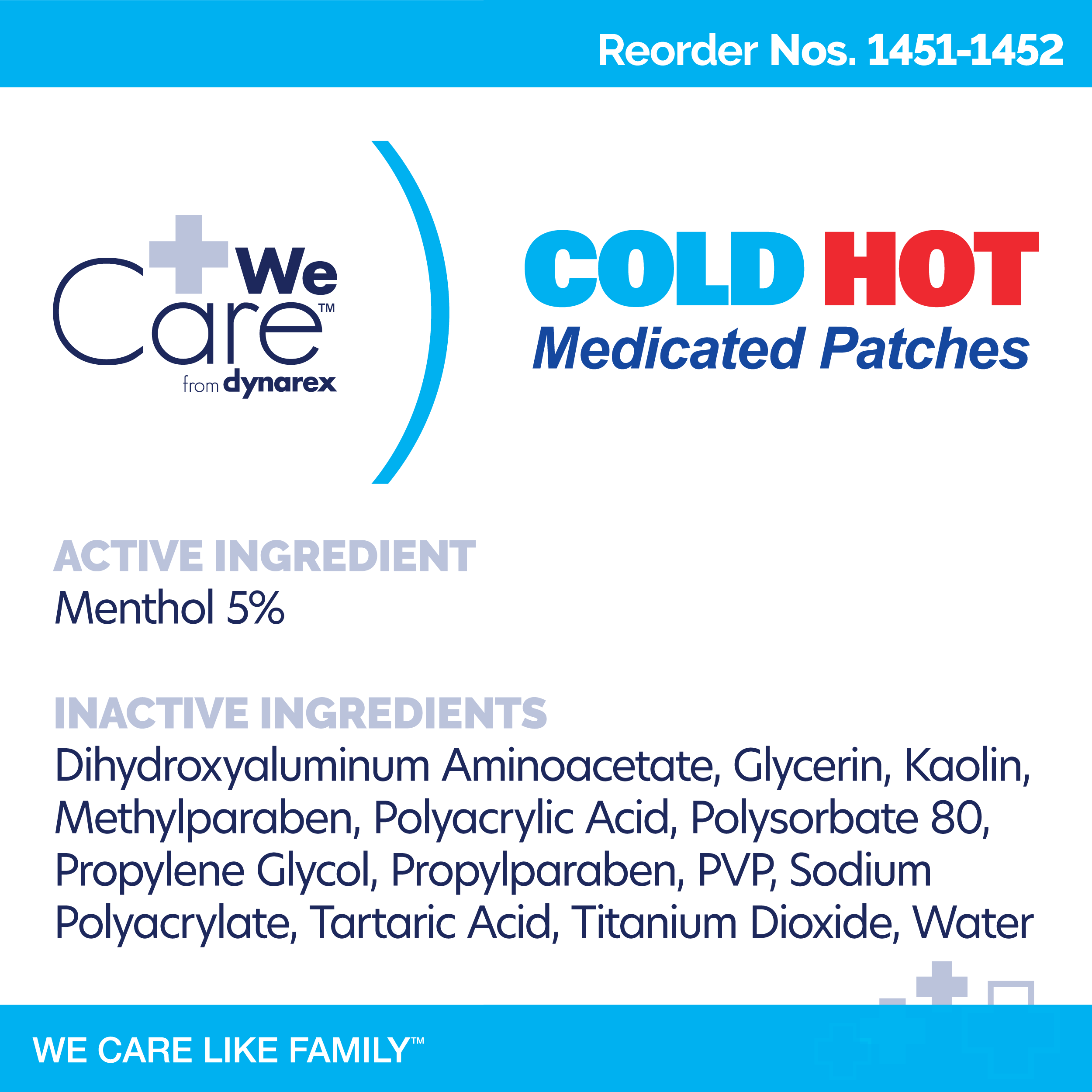 Cold Hot Medicated Patches