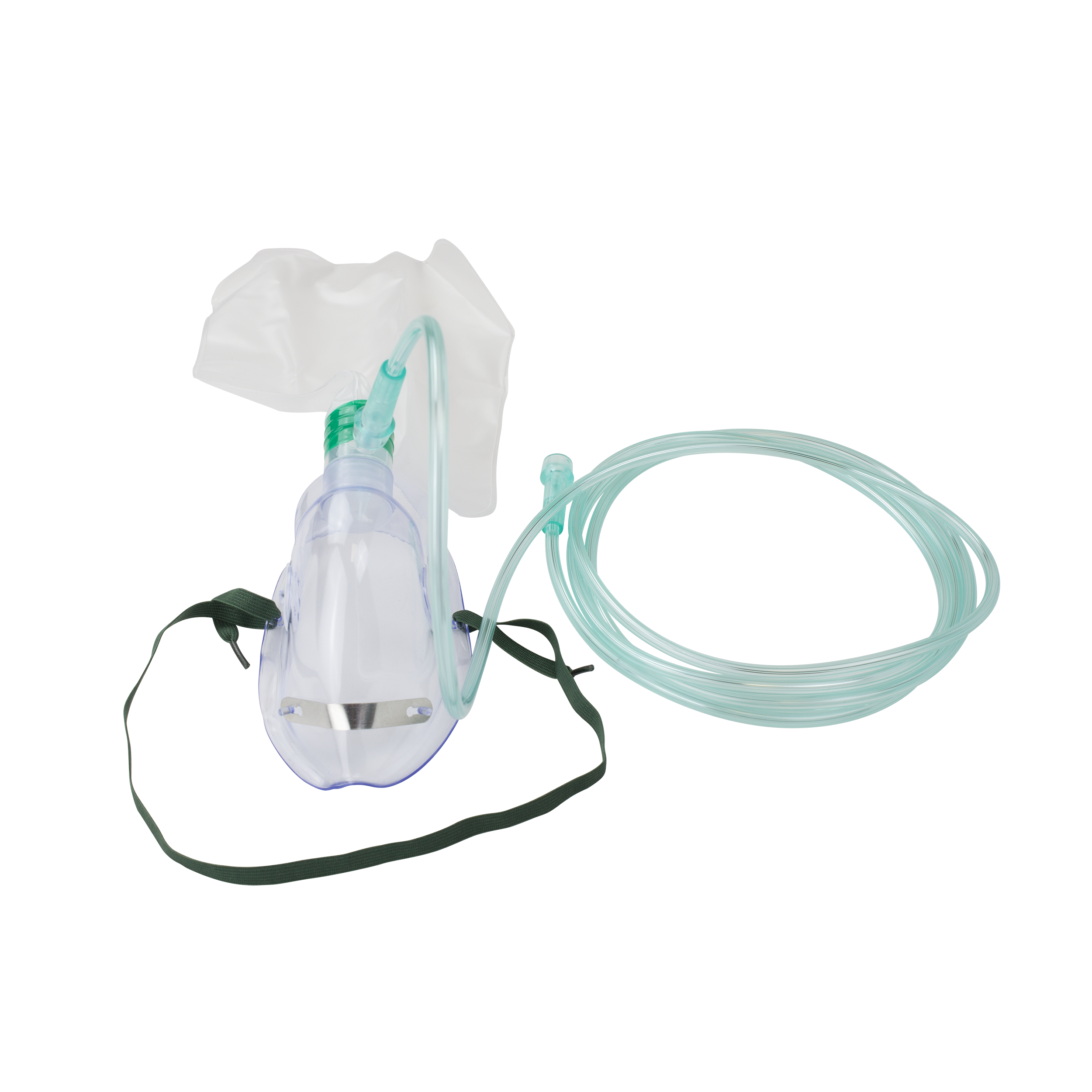 Non-Rebreather Elongated Mask w/ Safety Vent, 7ft. (2.1 m) Tubing with Standard Connector