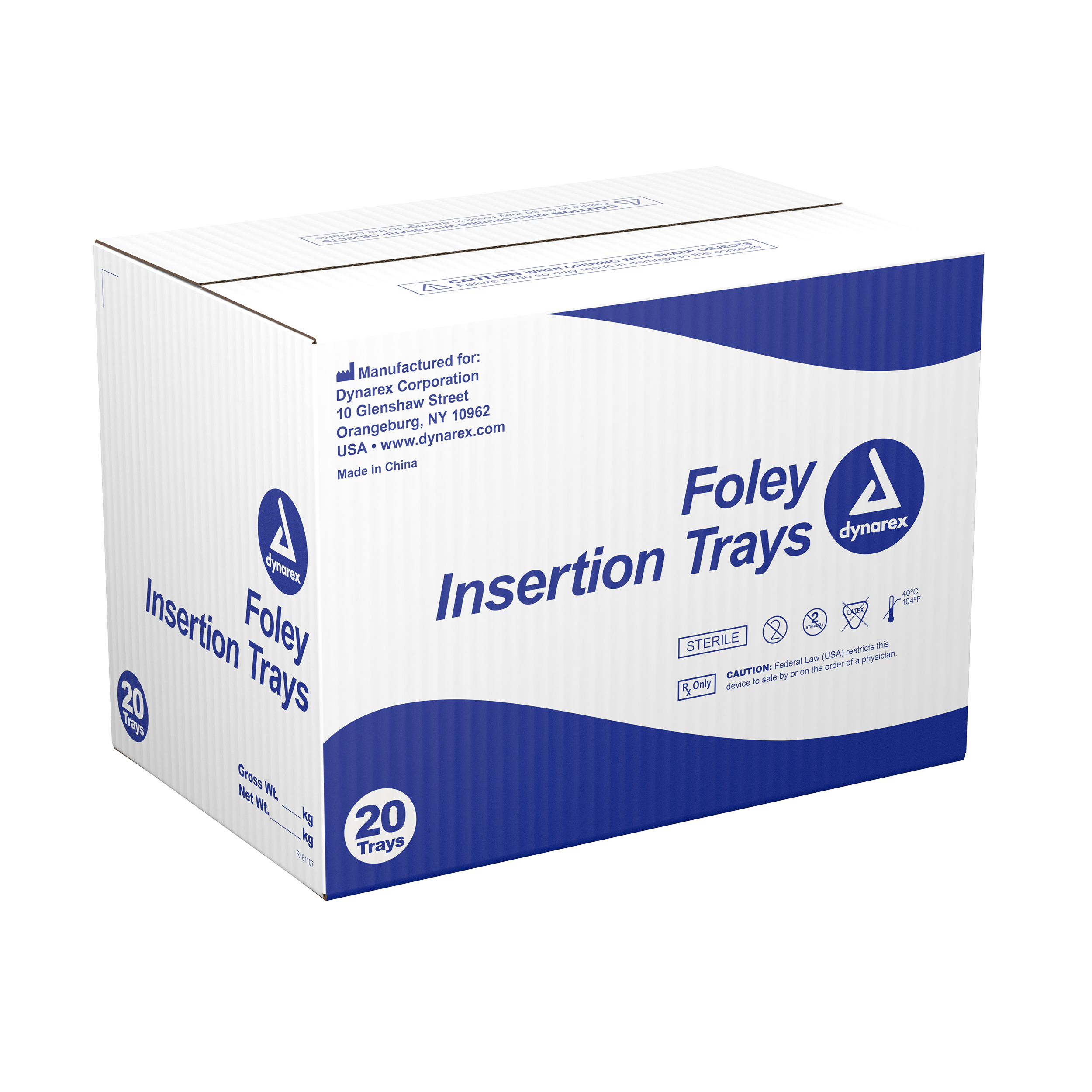 Foley Insertion Tray w/ Prefilled Syringe