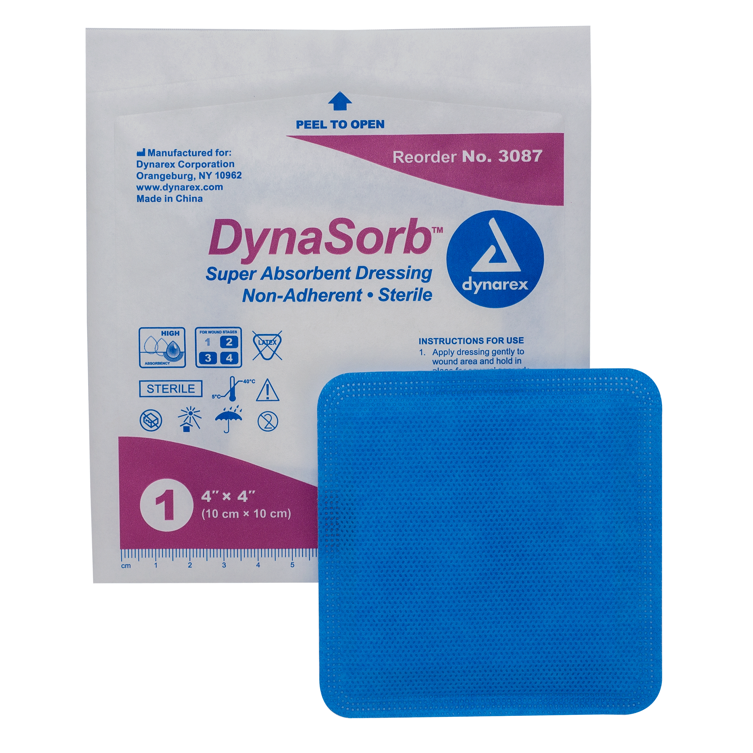 DynaSorb - Super Absorbent Dressing, Non-Adhering