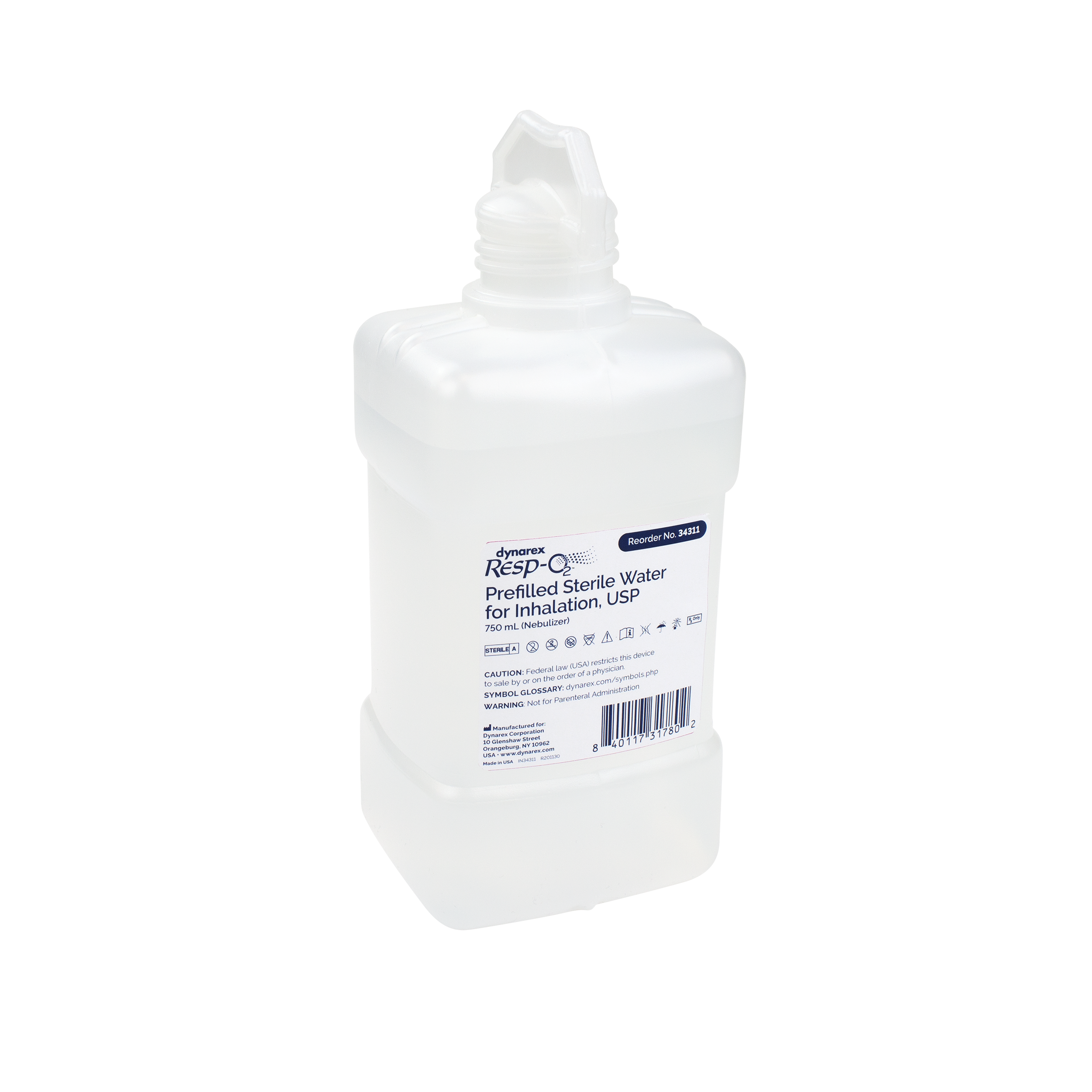 Prefilled Sterile Water for Inhalation - 12 Pack