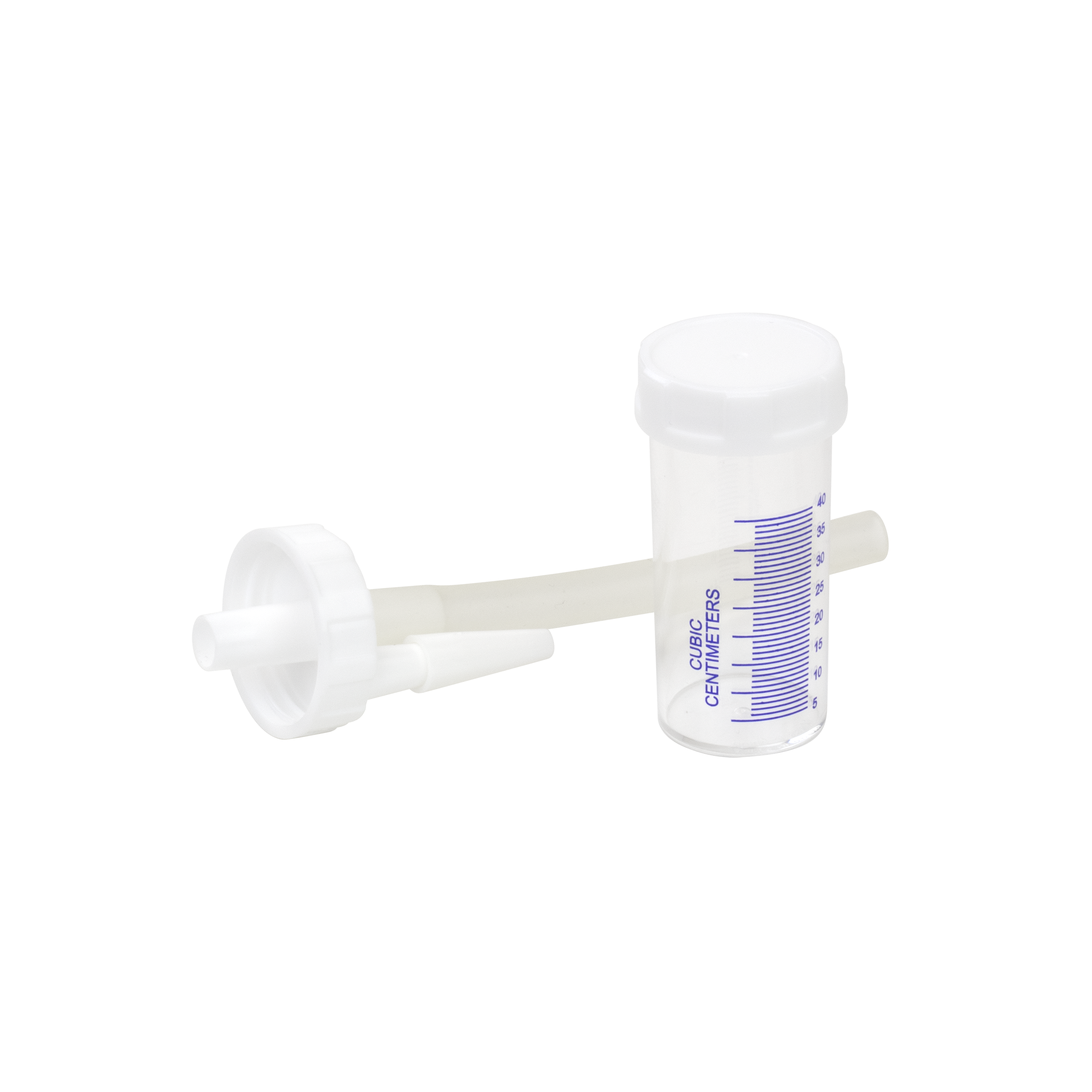Mucus Specimen Trap - 40cc w/ Leak Proof Transport Cup