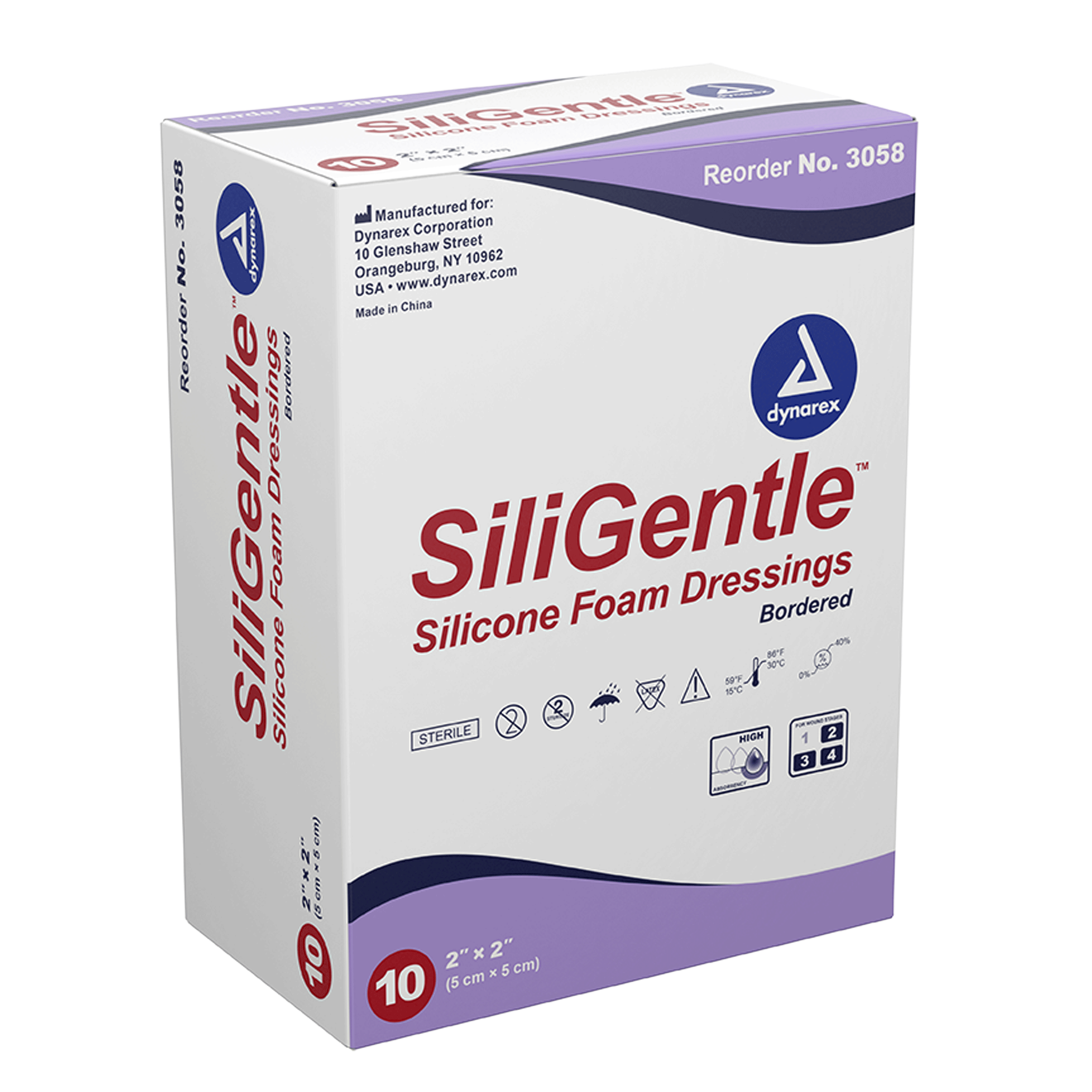 SiliGentle - Silicone Bordered Foam Dressing