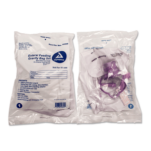 Enteral Delivery Gravity Bag Set - w/ ENFit Connector