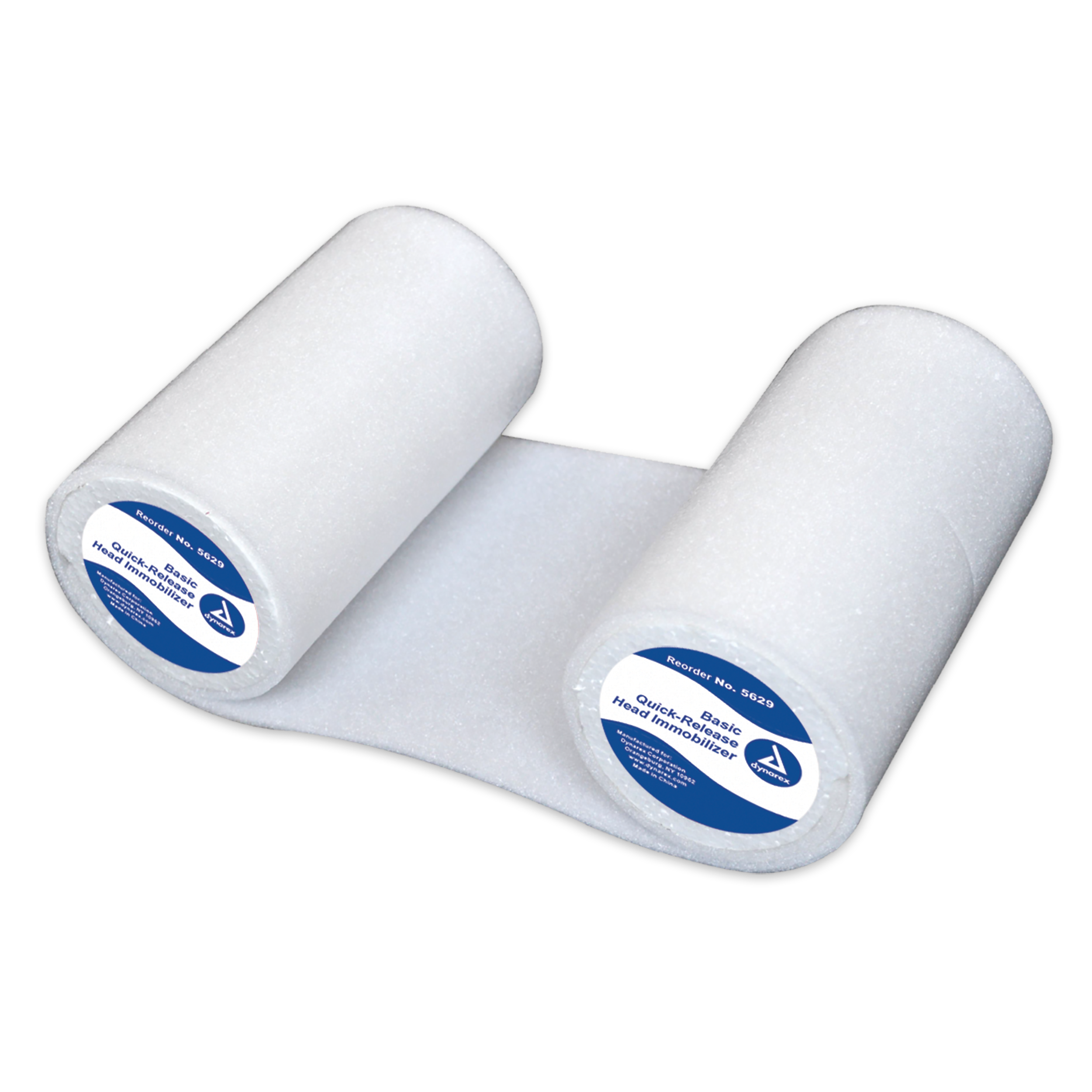 Basic Quick-Release Head Immobilizer, White, 5/cs