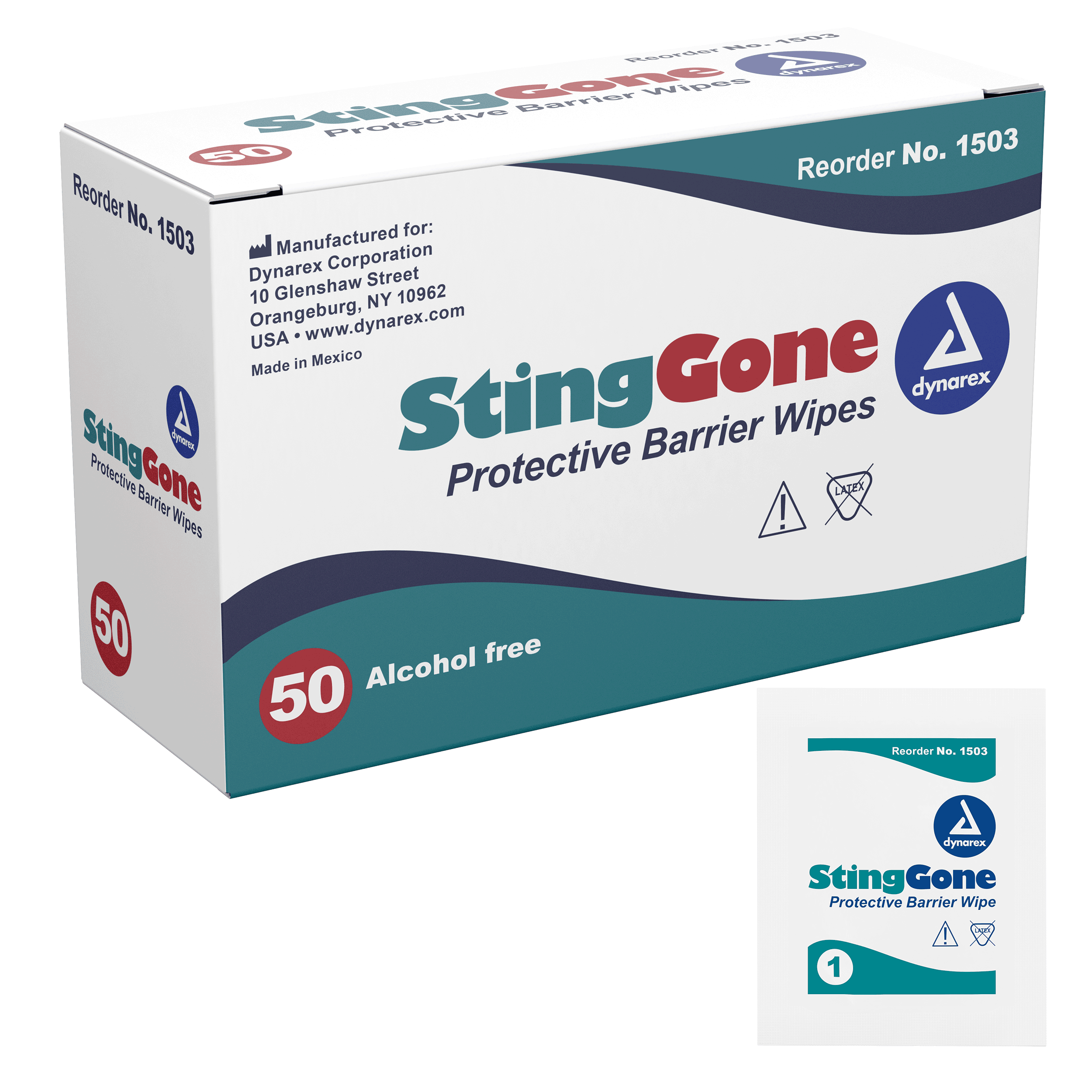 StingGone Protective Barrier Wipes - 1000/cs