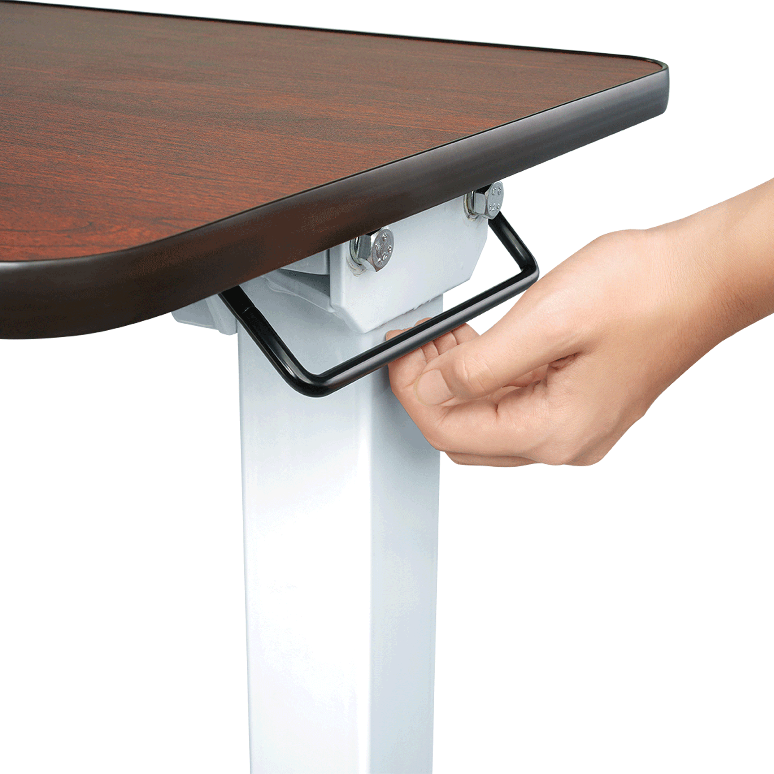 Bariatric HD Overbed Table, Cherry, 1pc/cs
