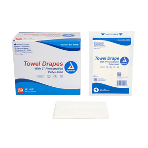 Disposable Towel Drapes Fenestrated - Sterile,