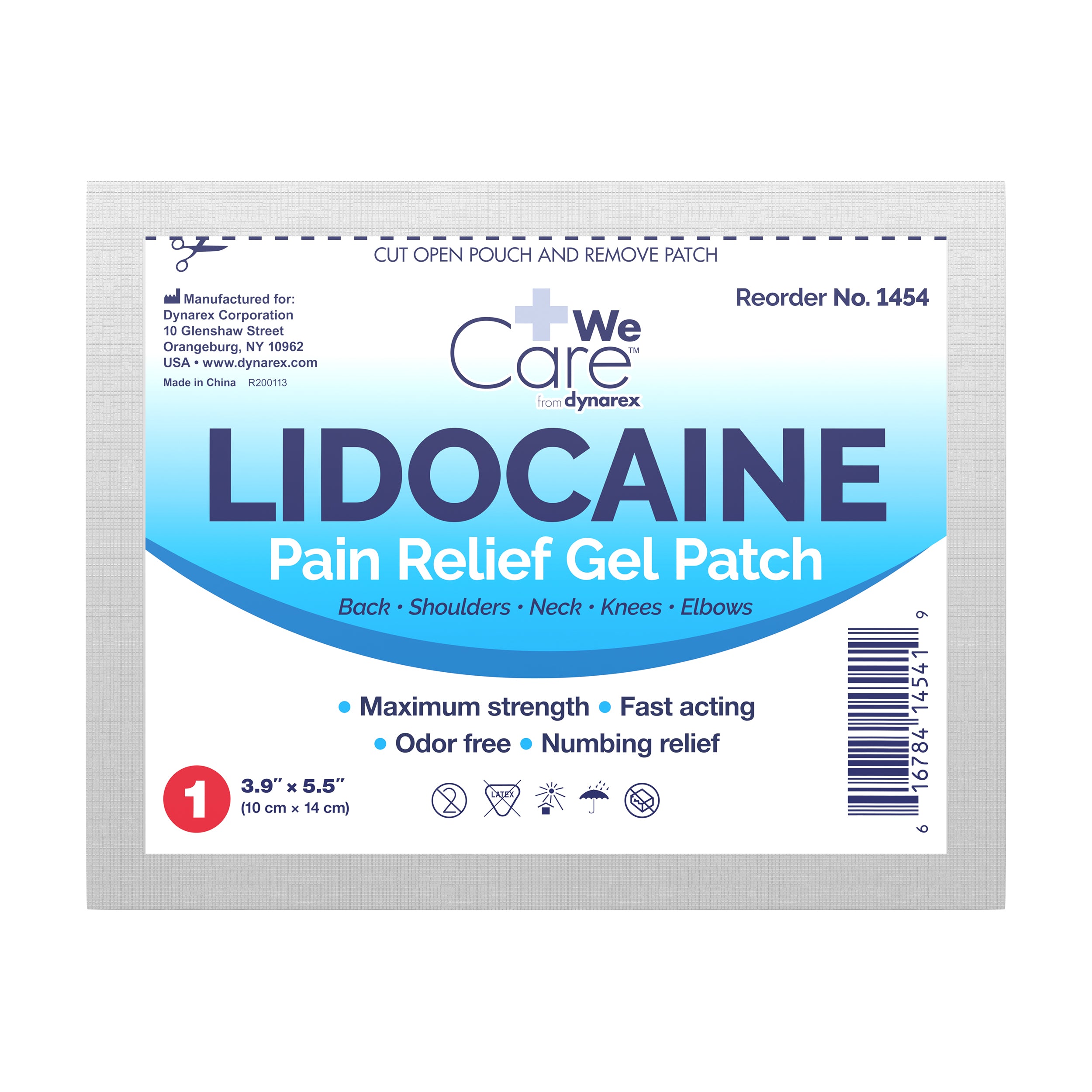 Lidocaine Pain Relief Gel Patch