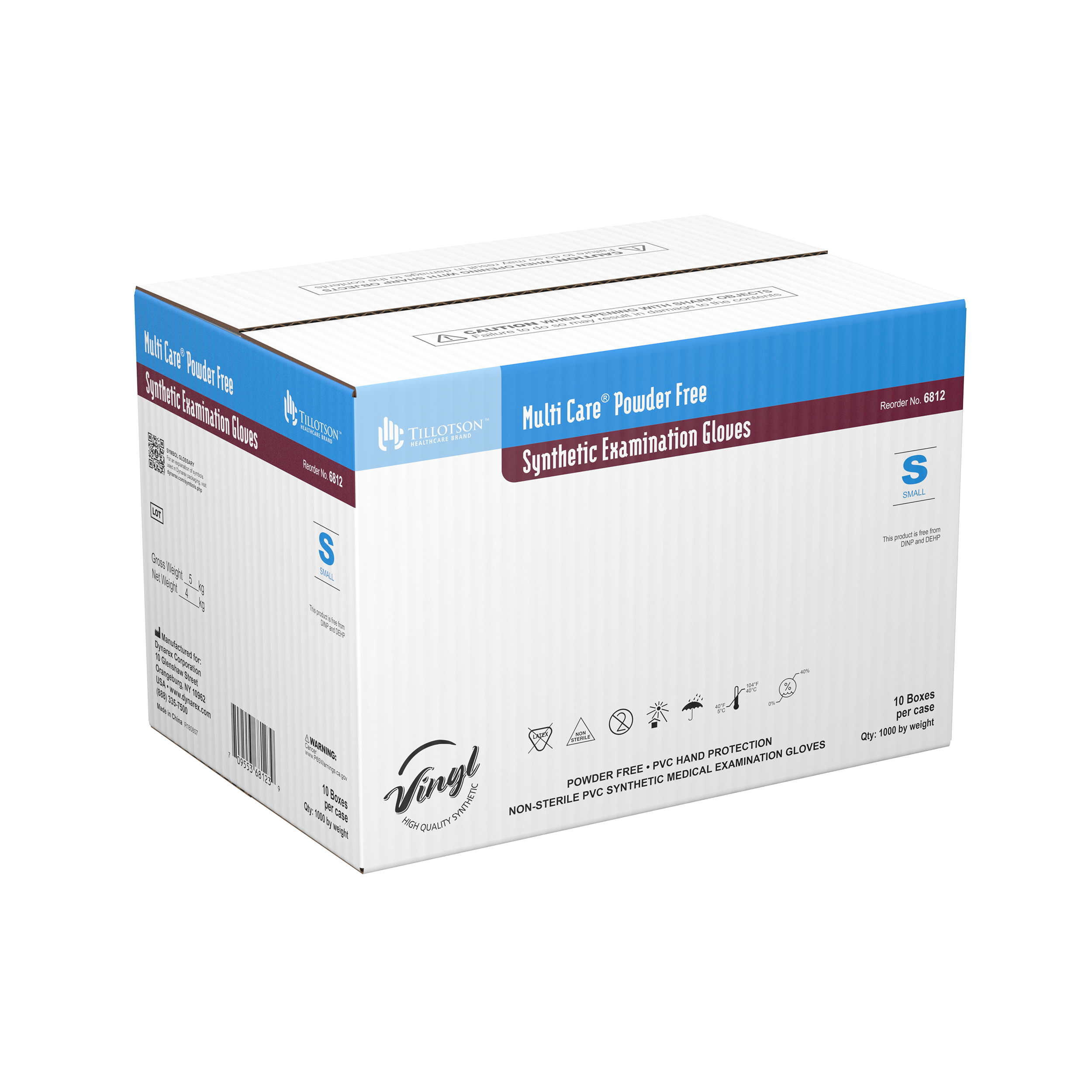 Multicare Vinyl Exam Gloves