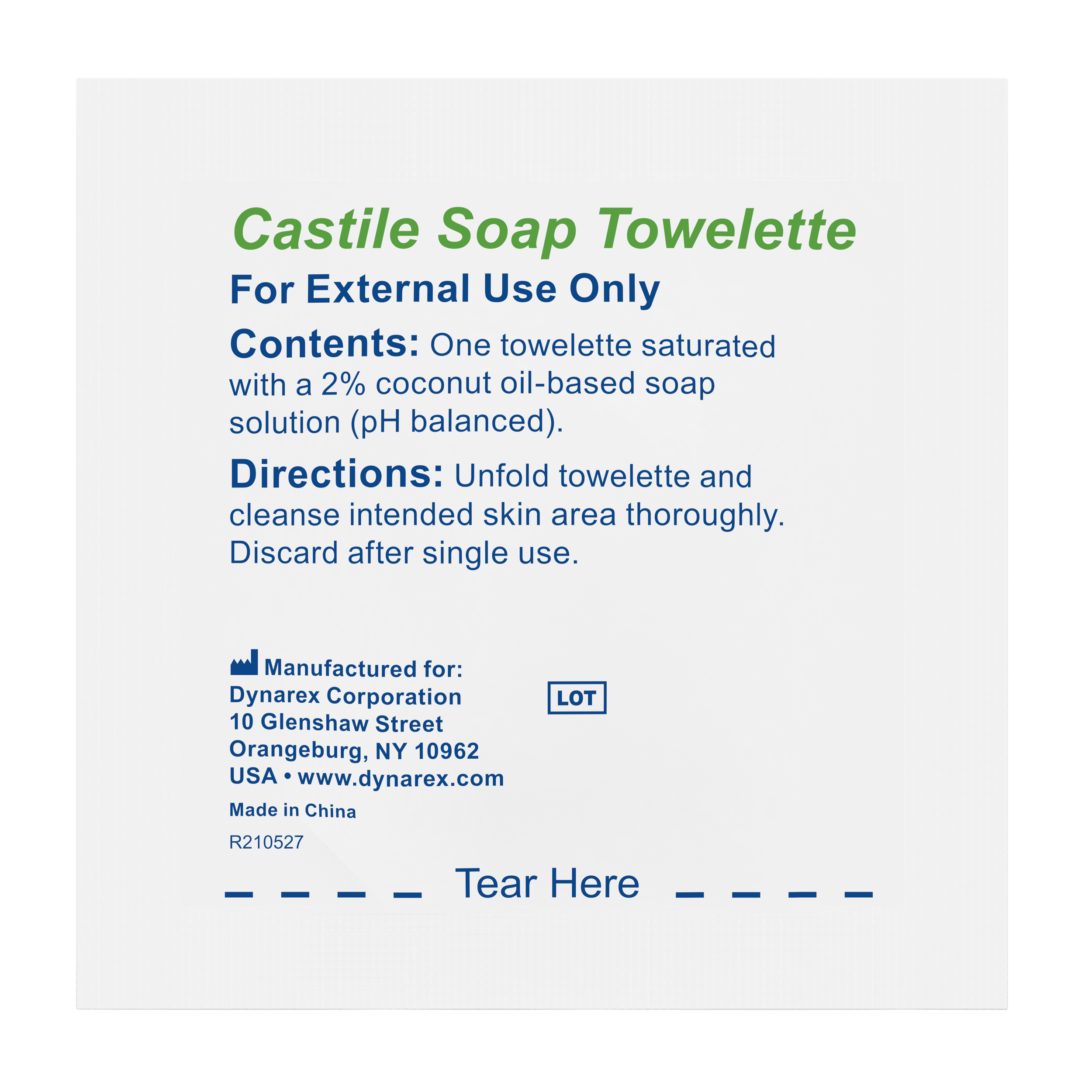 Castile Soap Towelettes