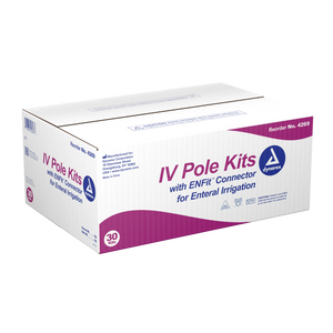 IV Pole Kit - Enteral Irrigation w/ ENFit Connector