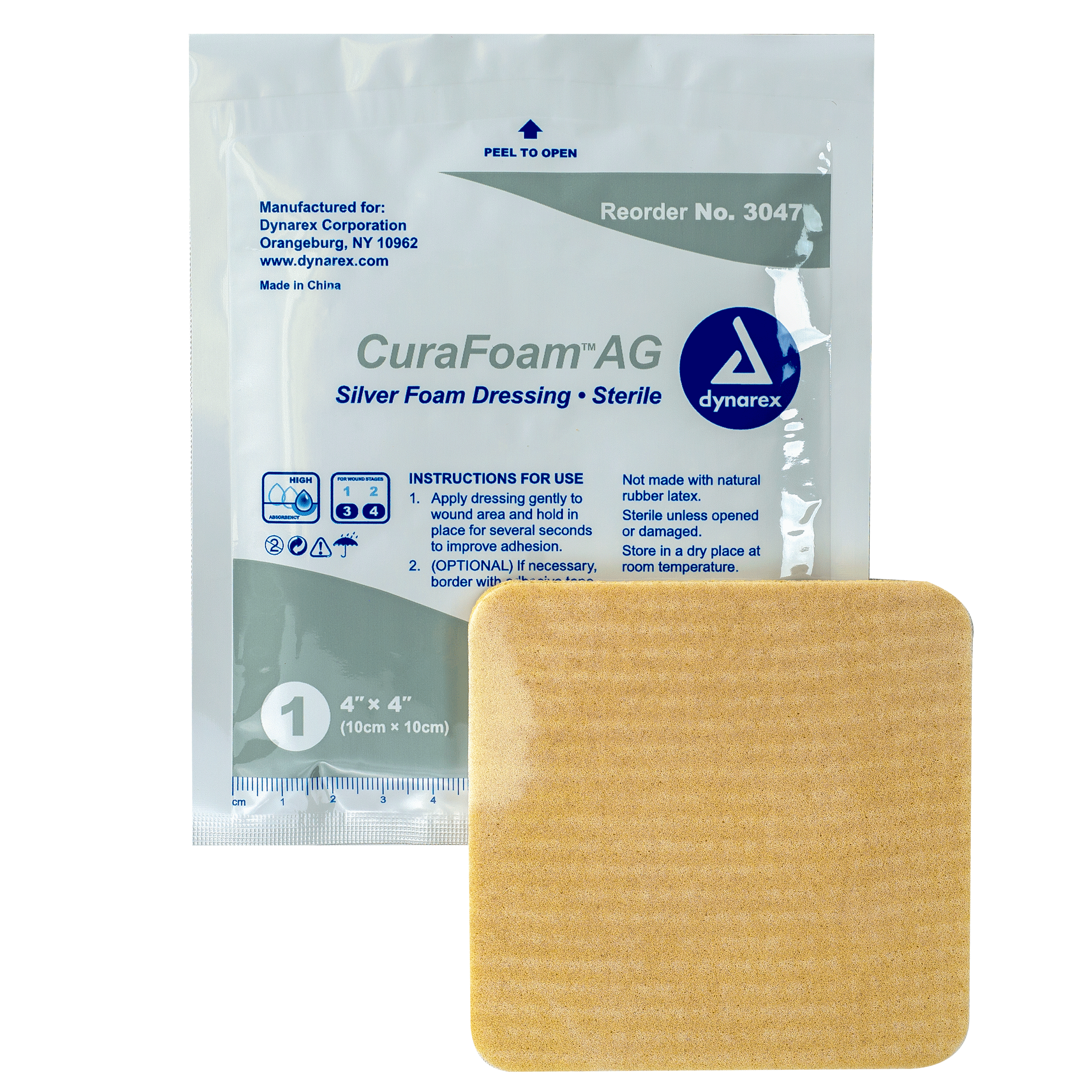 CuraFoam AG - Silver Foam Dressing
