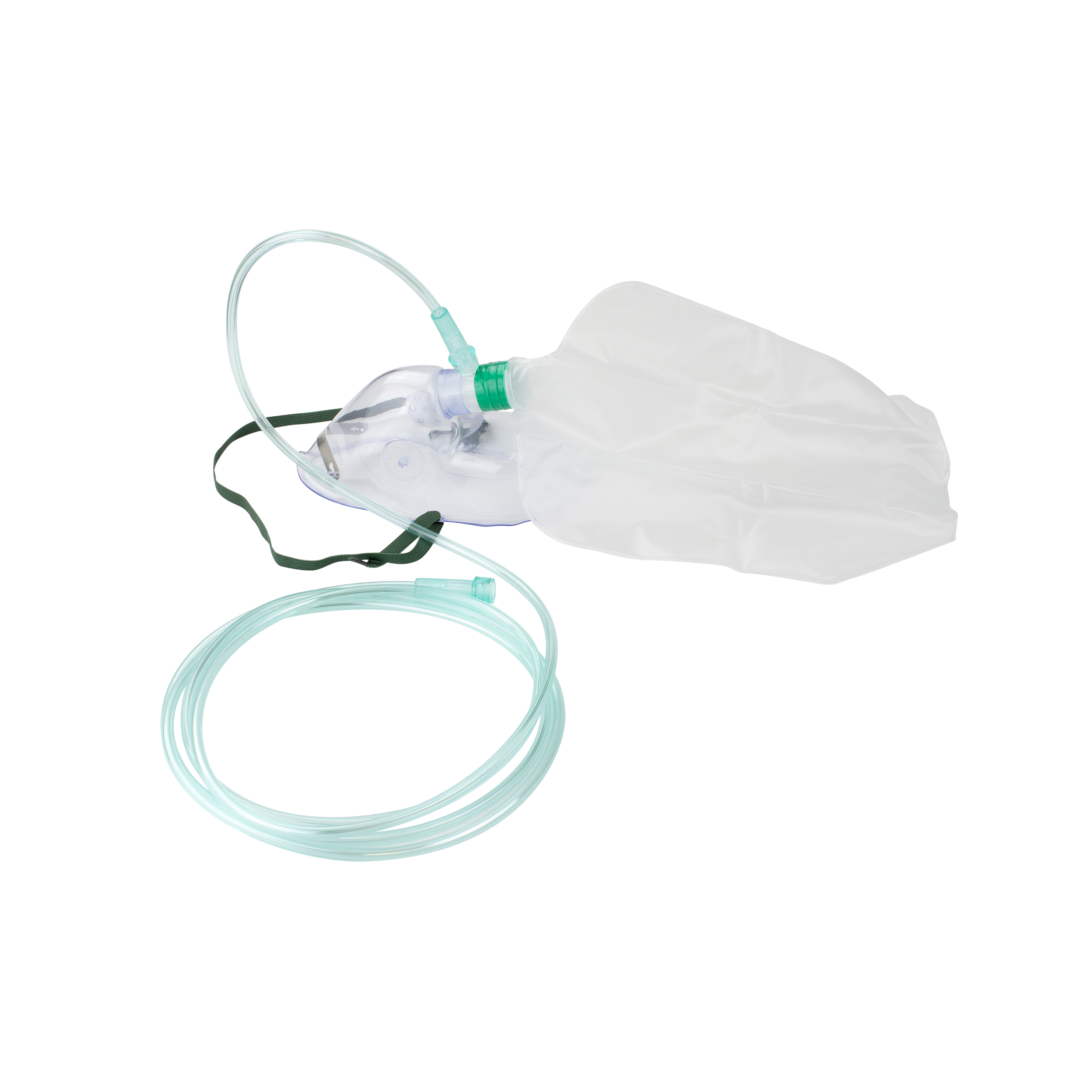 Non-Rebreather Elongated Mask w/ Safety Vent, 7ft. (2.1 m) Tubing with Standard Connector