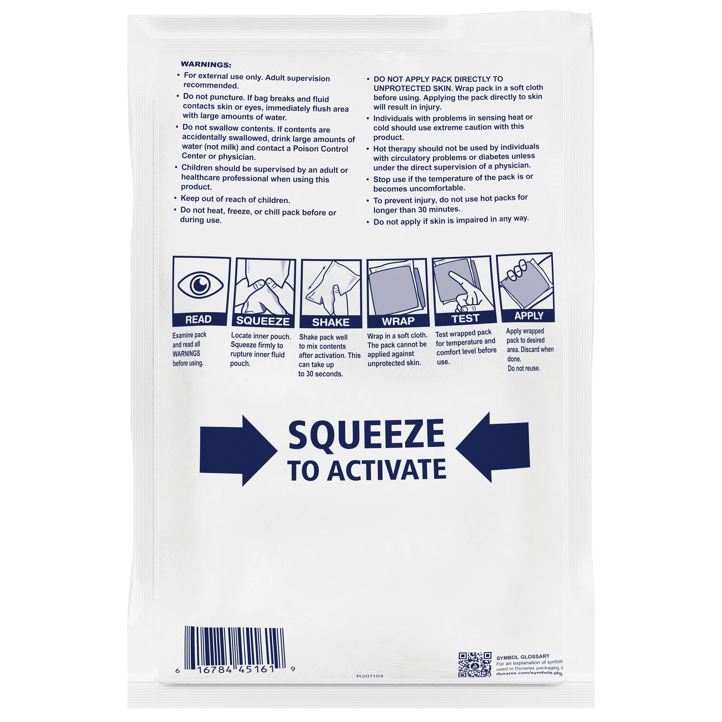 Instant Cold Pack w/ Urea (Non-Toxic)