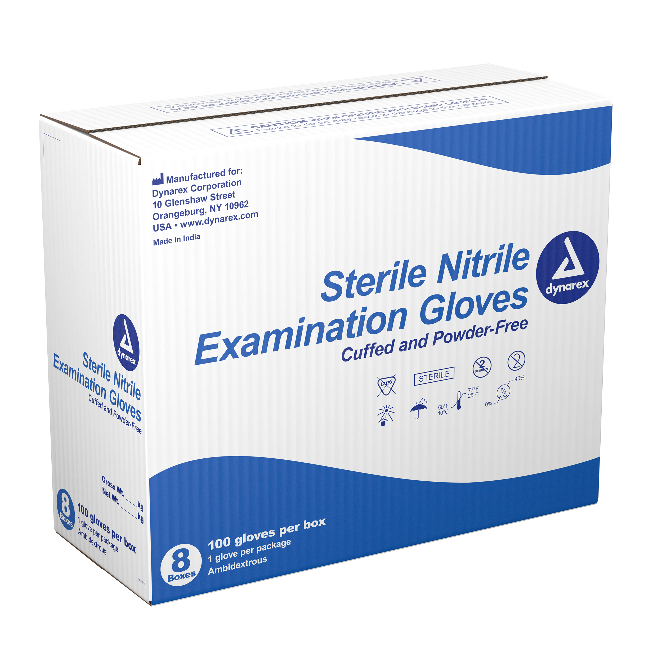 Nitrile Sterile Exam Gloves