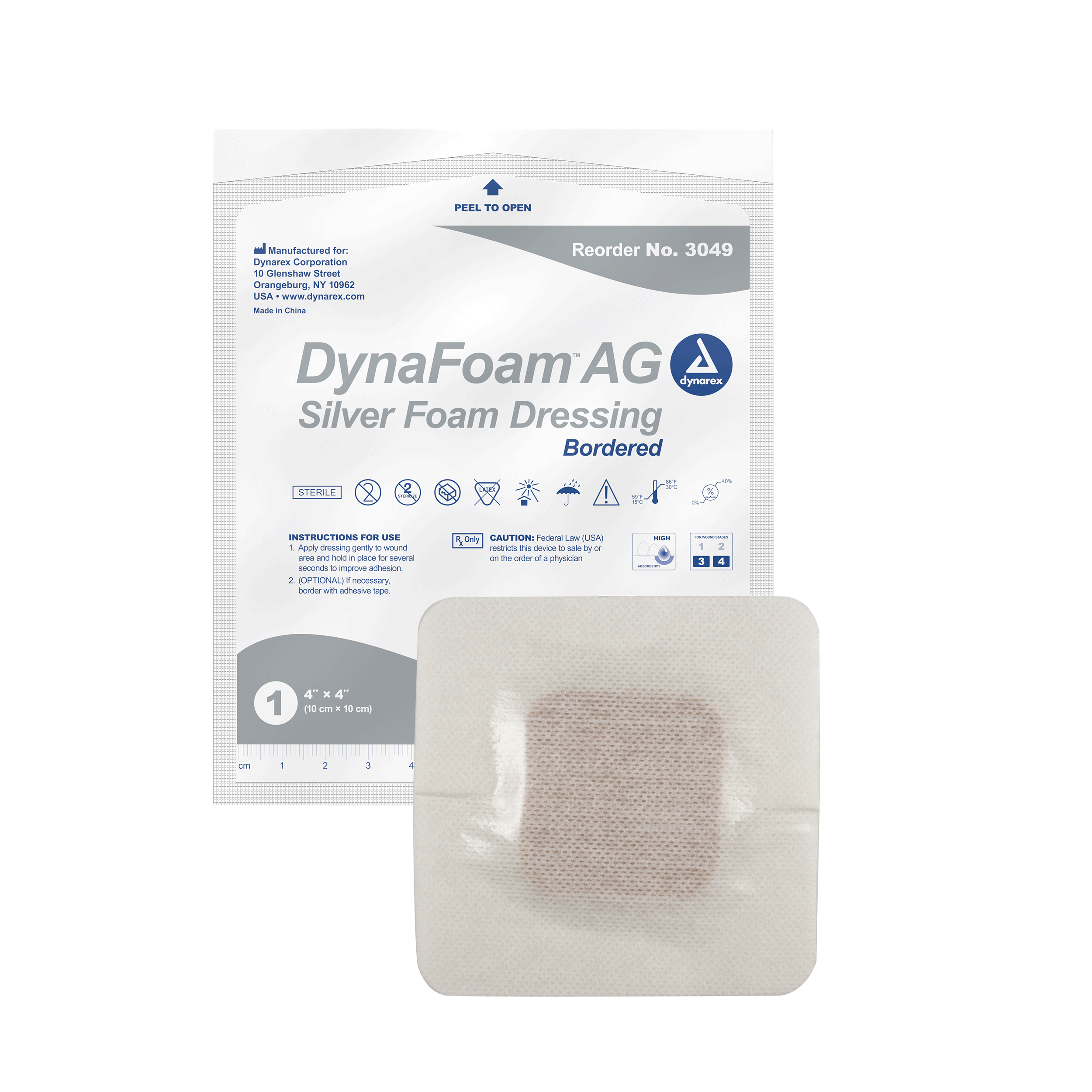 DynaFoam AG - Bordered Silver Foam