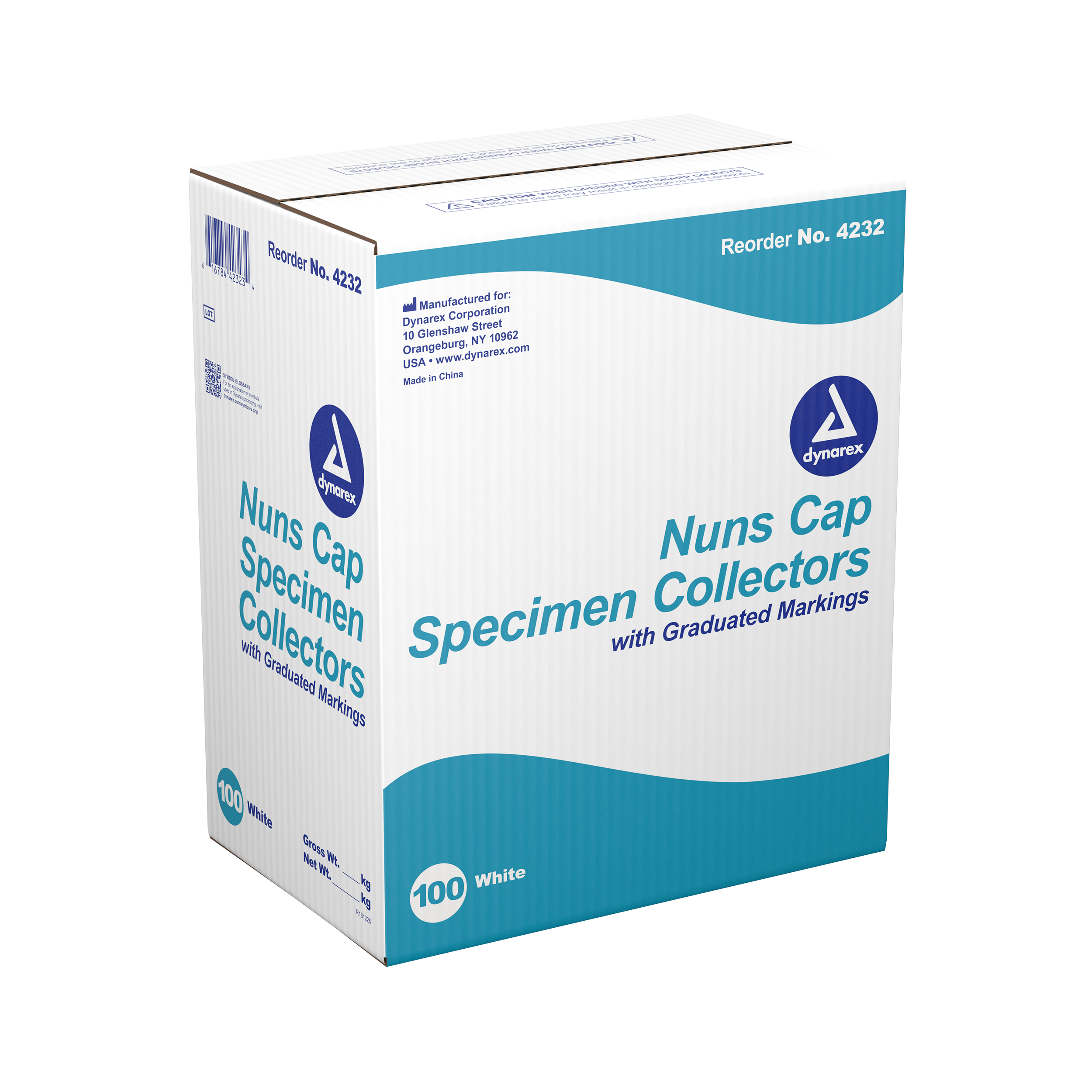 Nuns Cap Specimen Collection Container