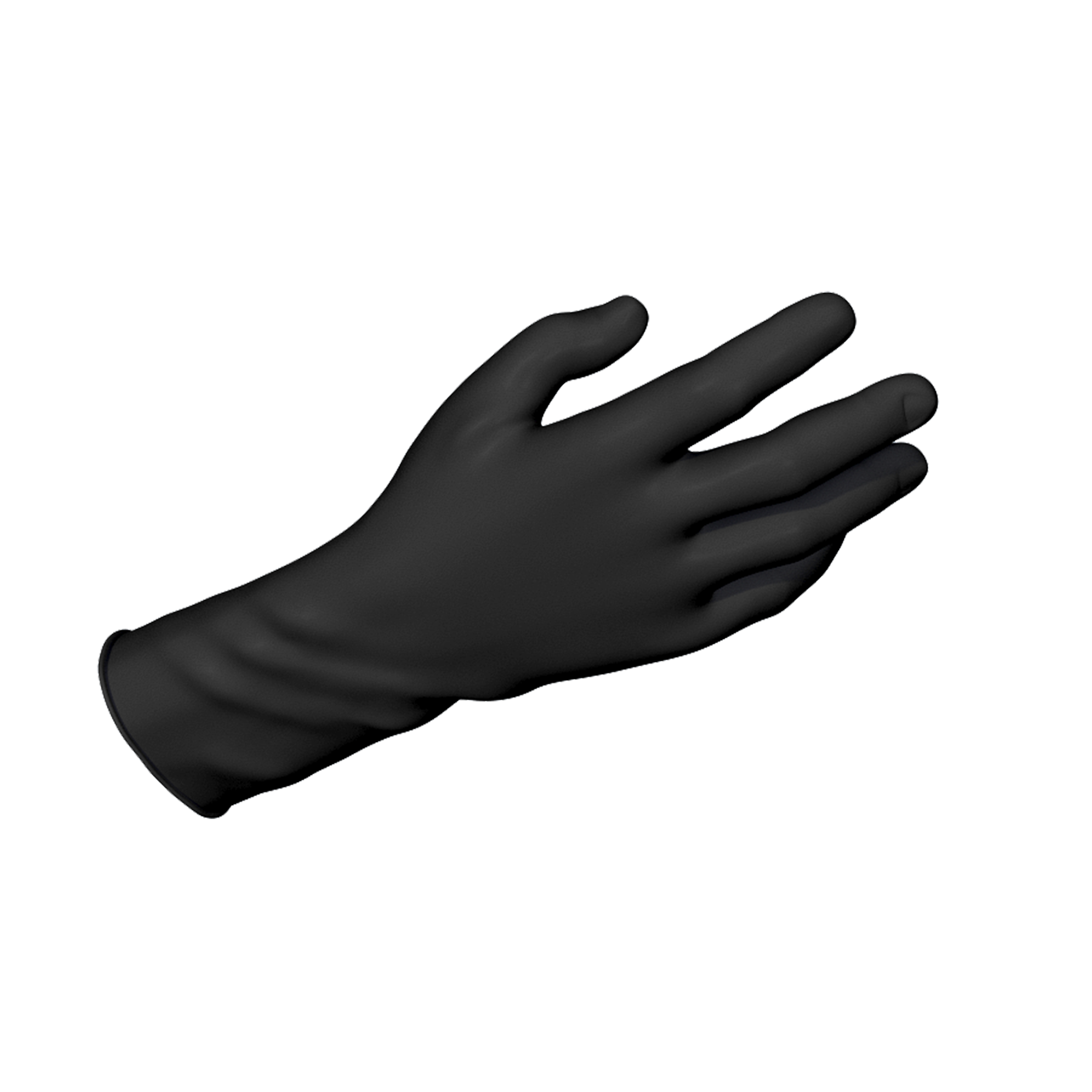 Safe-Touch Black Nitrile Exam Gloves