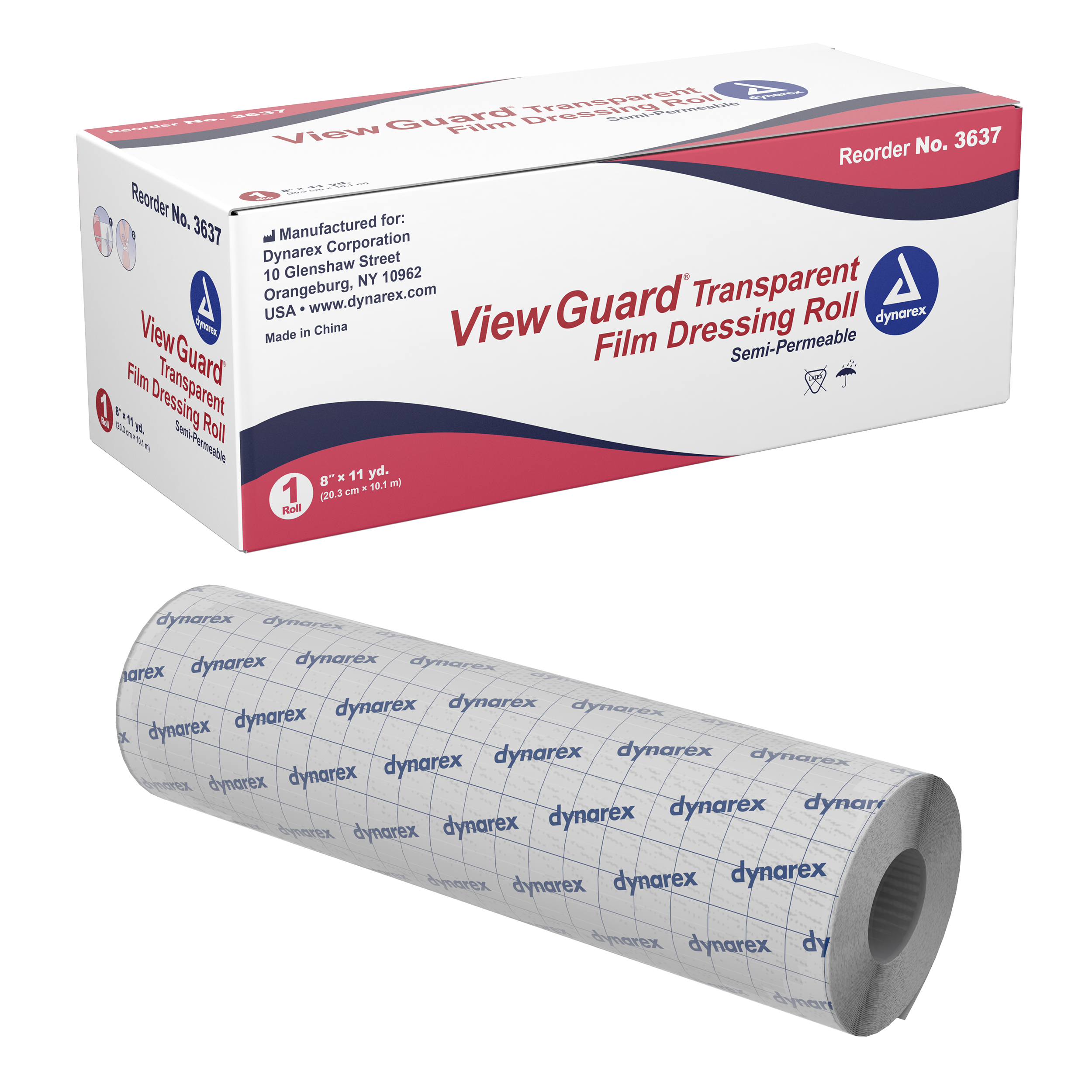 View Guard Transparent Film Dressing Roll