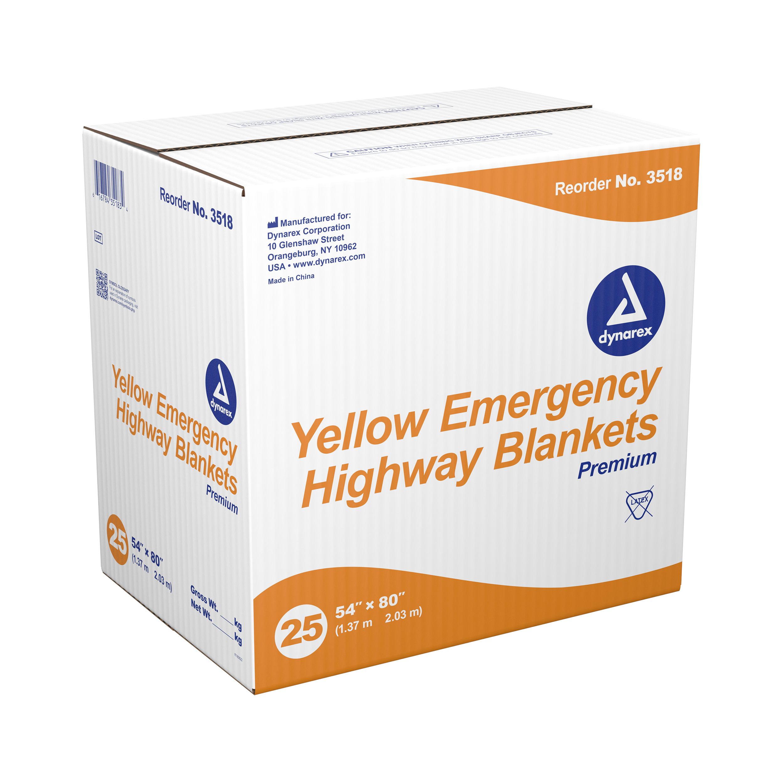 Yellow Emergency Highway Blanket (premium)