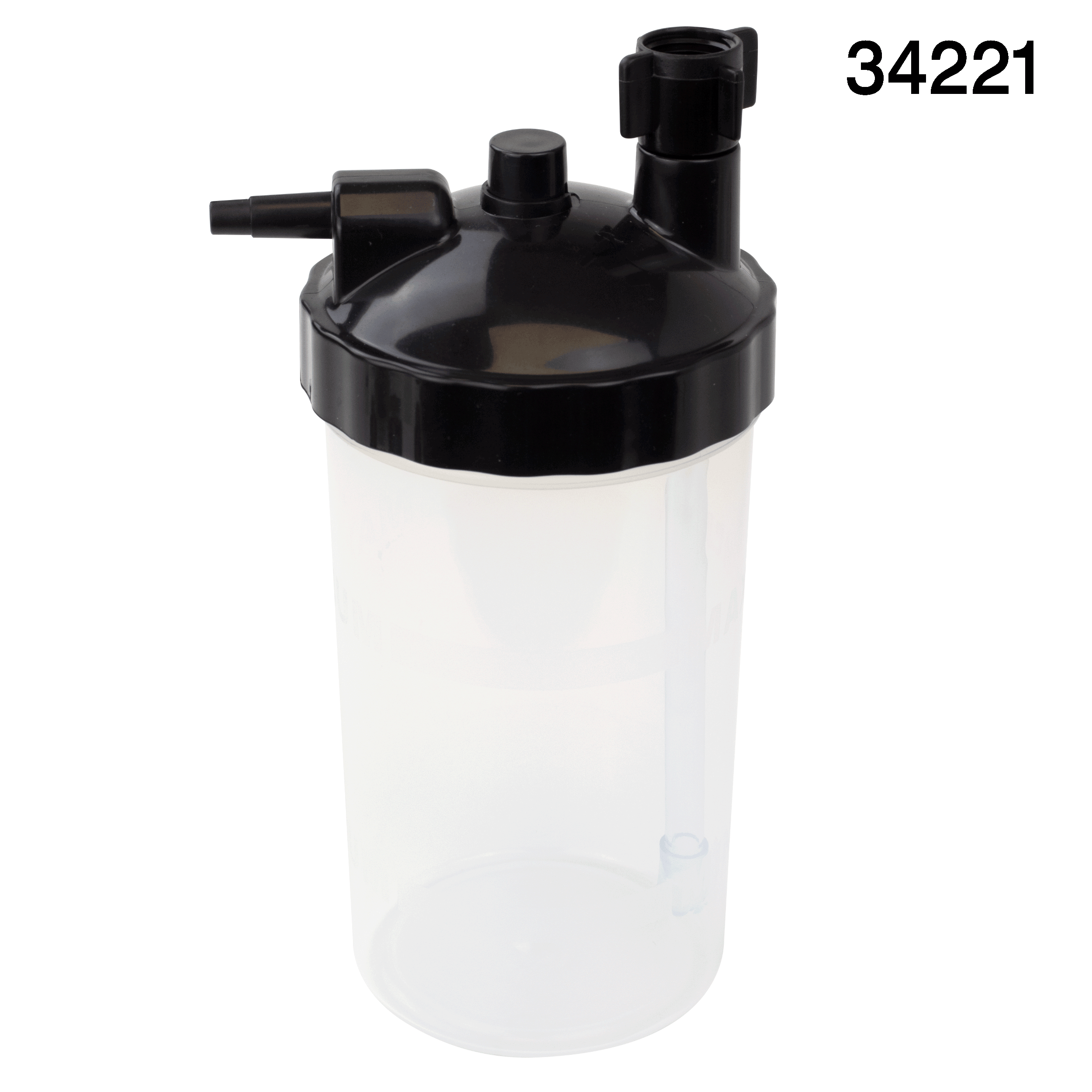 Dry Bubble Humidifier (Home Use), 400 mL - 6PSI, 50/cs