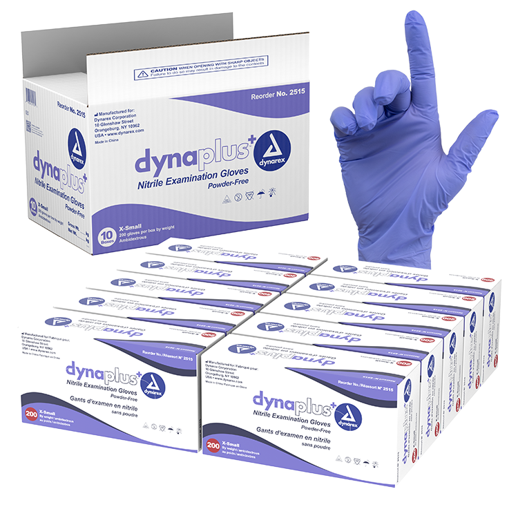 DynaPlus Nitrile Exam Gloves