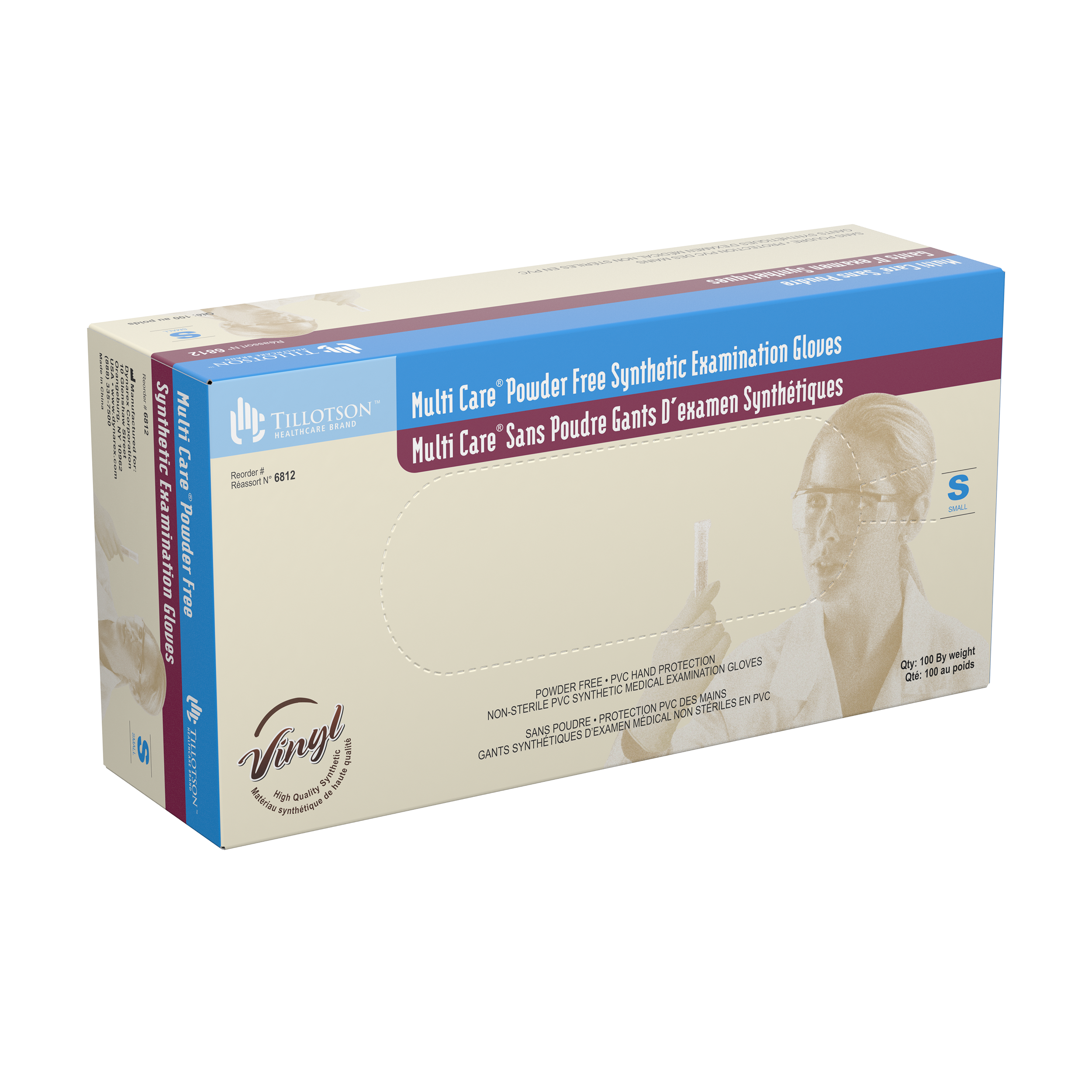 Multicare Vinyl Exam Gloves