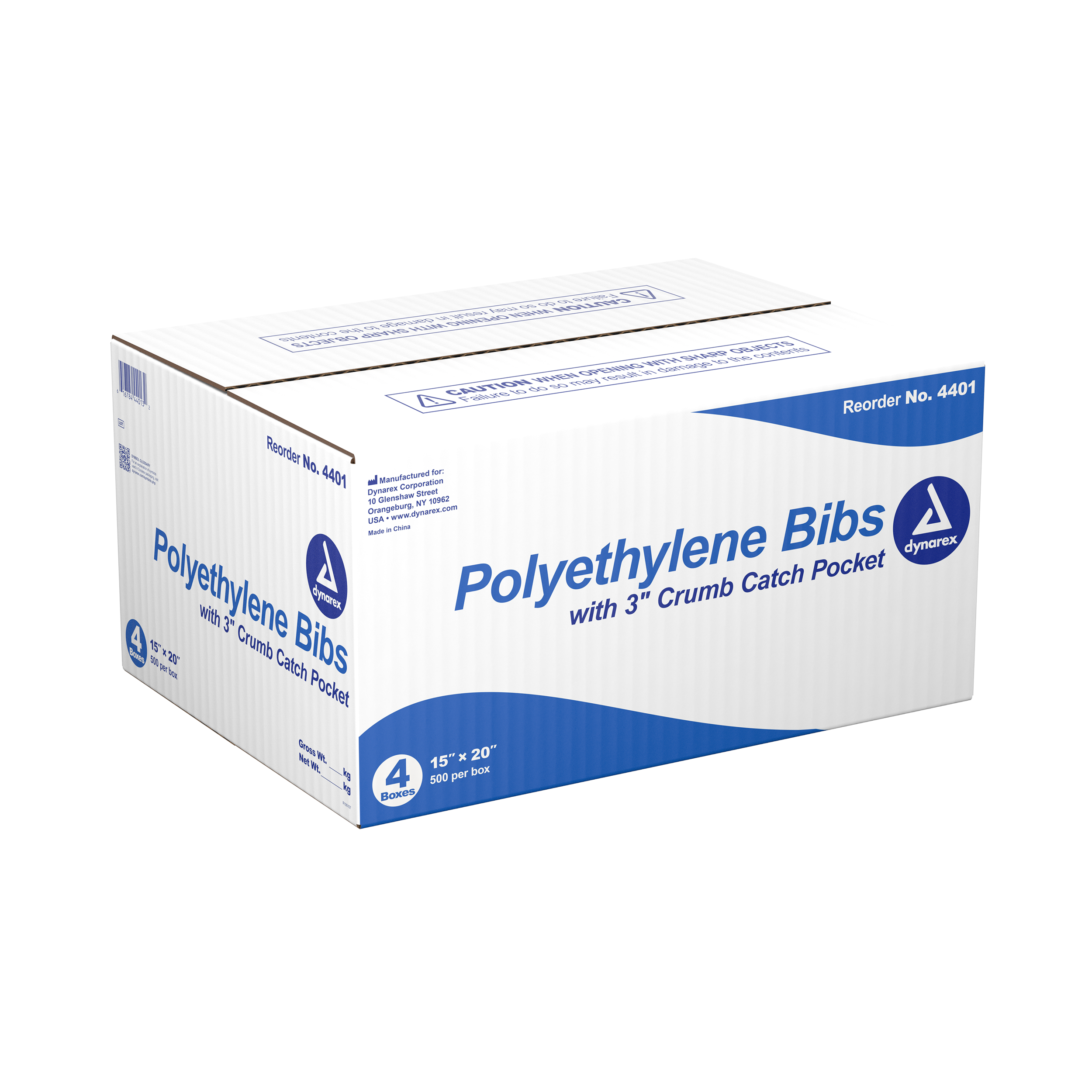 Polyethelene Bibs crumb catch