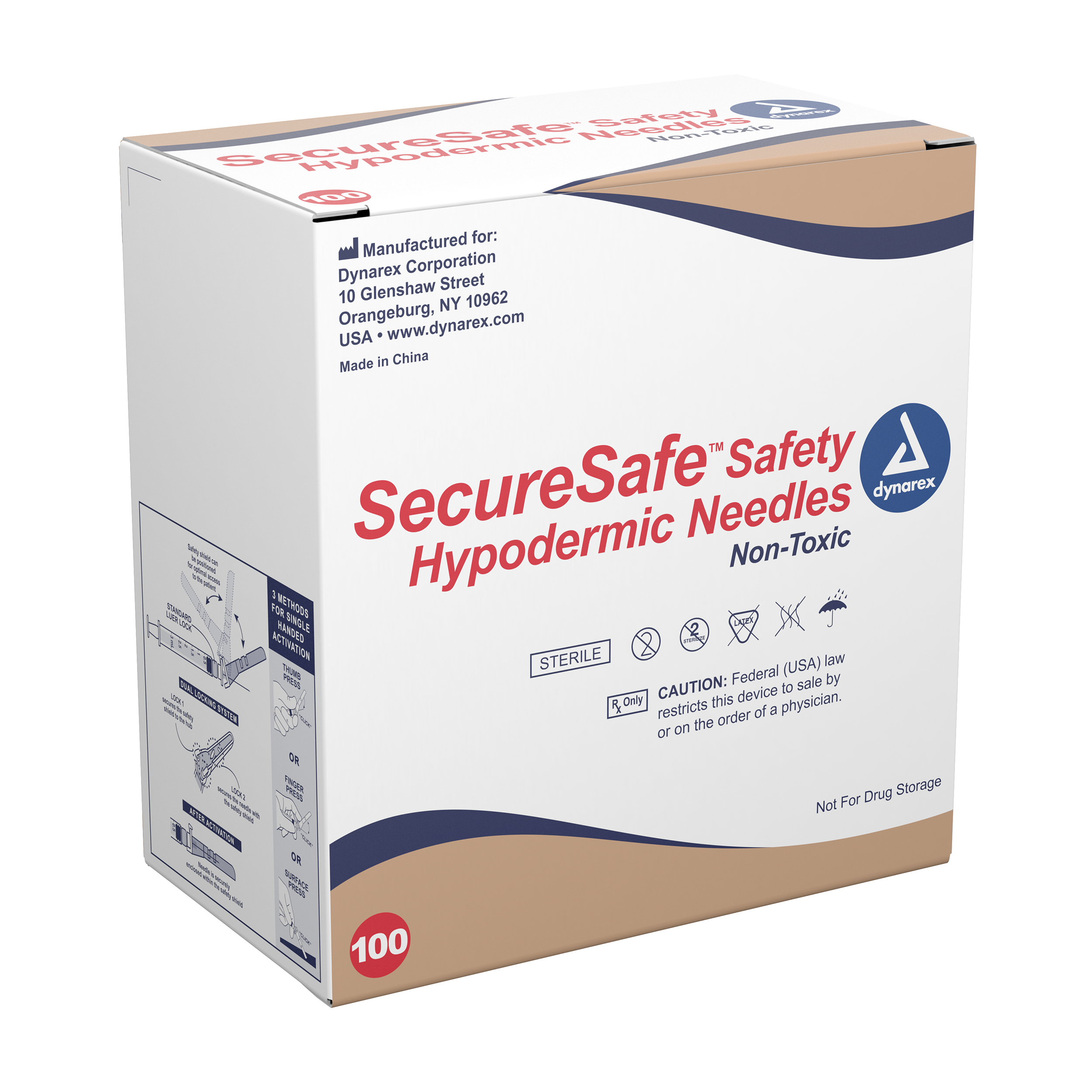 SecureSafe Safety Hypodermic Needle