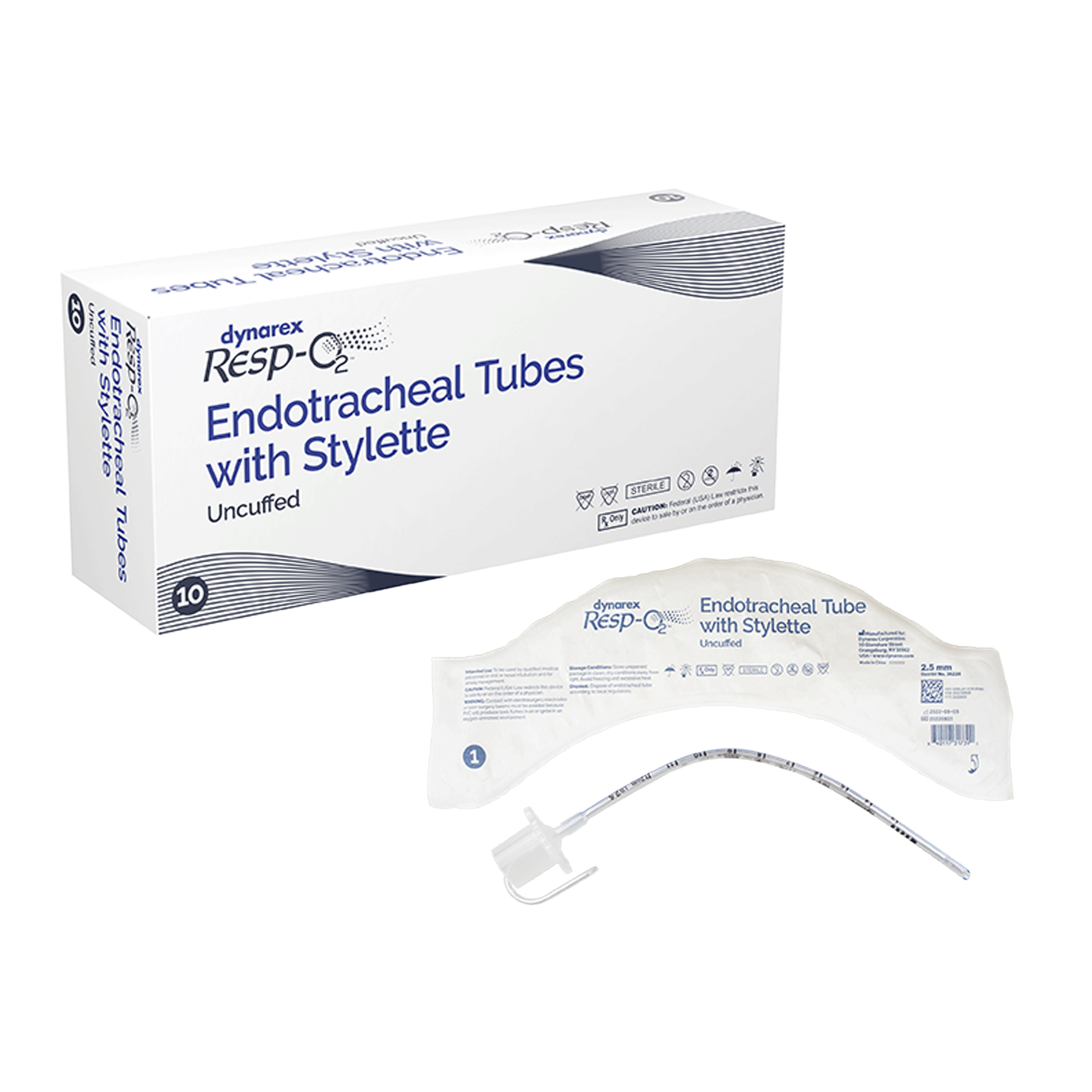 Endotracheal Tubes w/ Stylette - Uncuffed